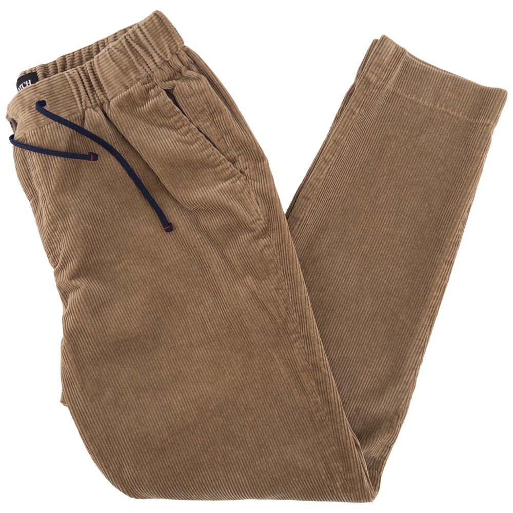Scotch & Soda Mens L Warren Corduroy Trousers Pants Drawstring Elastic Waist